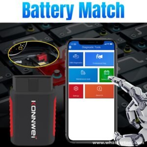 Konnwei KDIAG bluetooth full system scanner battery match