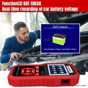 Konnwei KW851 obd2 scanner oil reset battery check