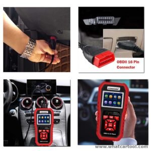 Konnwei KW851 obd2 scanner oil reset in use