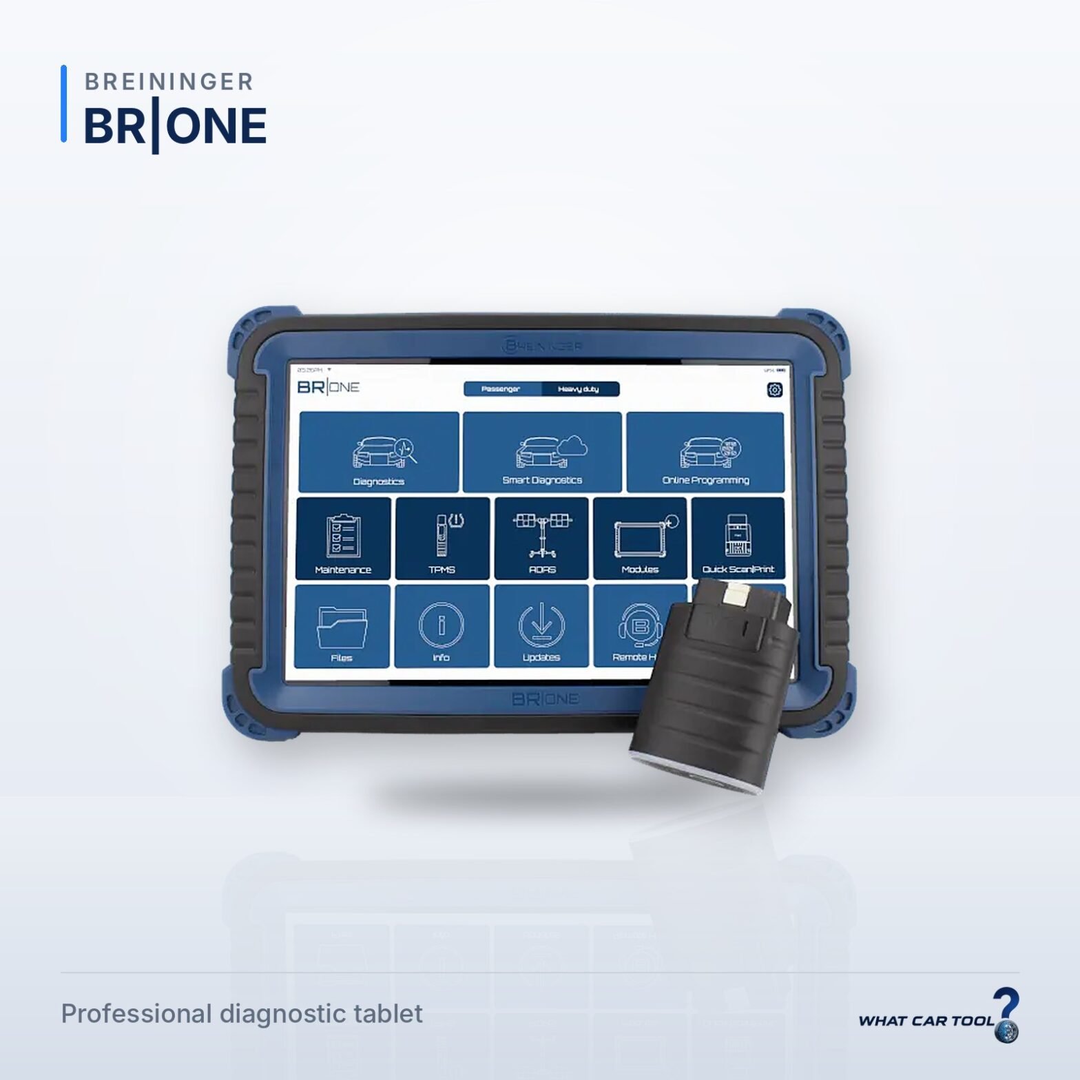 Breininger br one diagnostic tablet front view studio