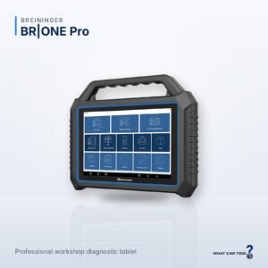 Breininger br one Pro diagnostic tablet angle view studio