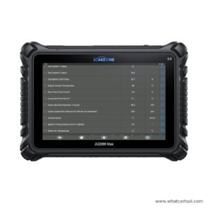 ICarzone JU2000 MAX diagnostic tablet live data screen