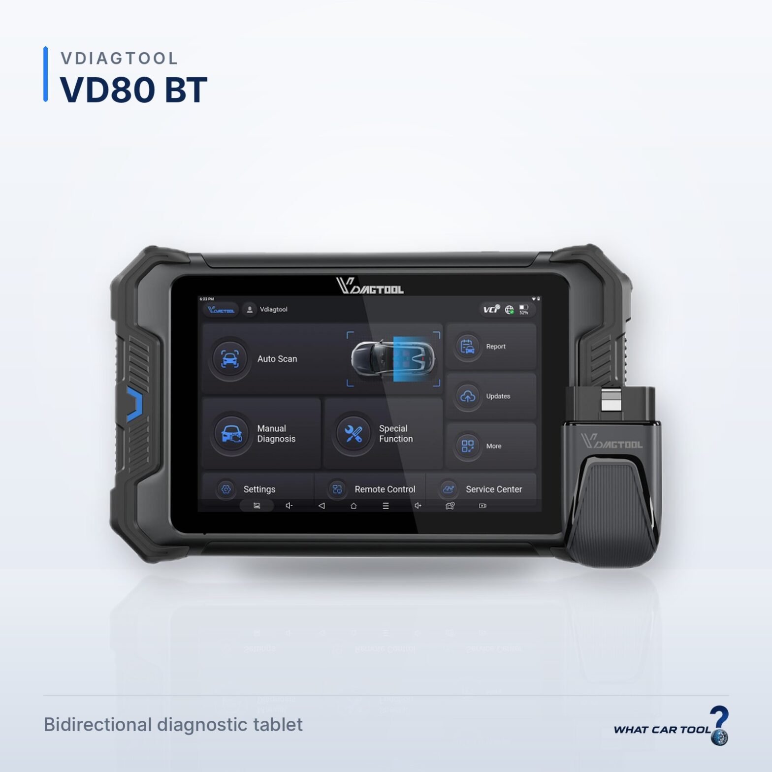 VDIAGTOOL VD80 BT diagnostic tablet studio product shot