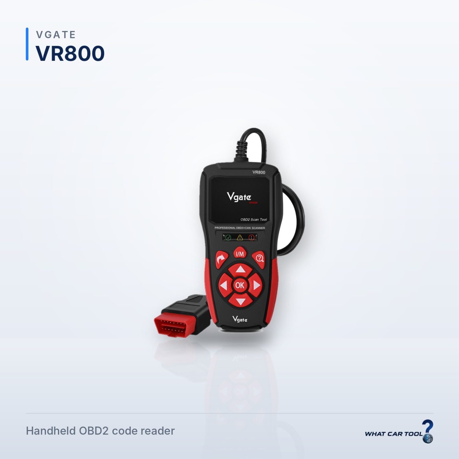 Vgate VR800 obd2 code reader studio product shot