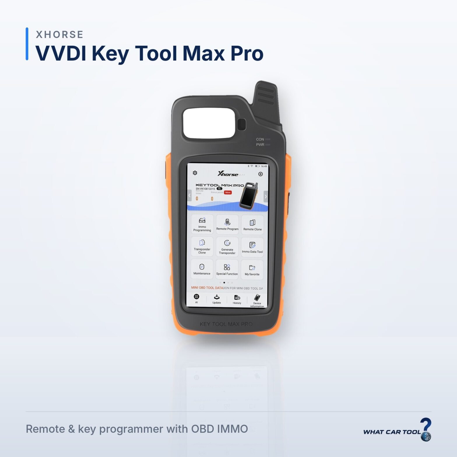 Xhorse Key Tool Max Pro Key programmer studio product shot